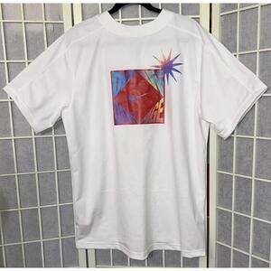 Nike Spellout Doin Damage White Full Button Baseball Jersey Size Adult Large